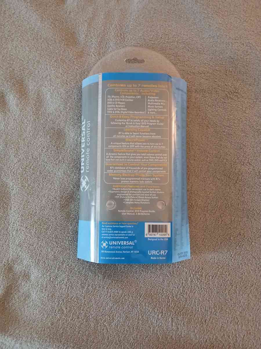 Universal Remote Control URC R7 DVD - North Hollywood, California - FleaMarketBay