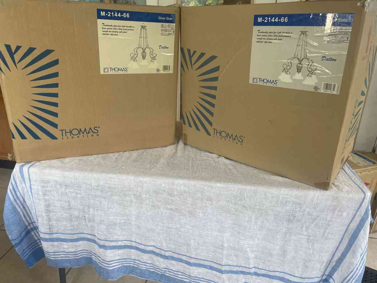 2 Brand New THOMAS LIGHTING Matching Chandeliers - Loughman, Florida