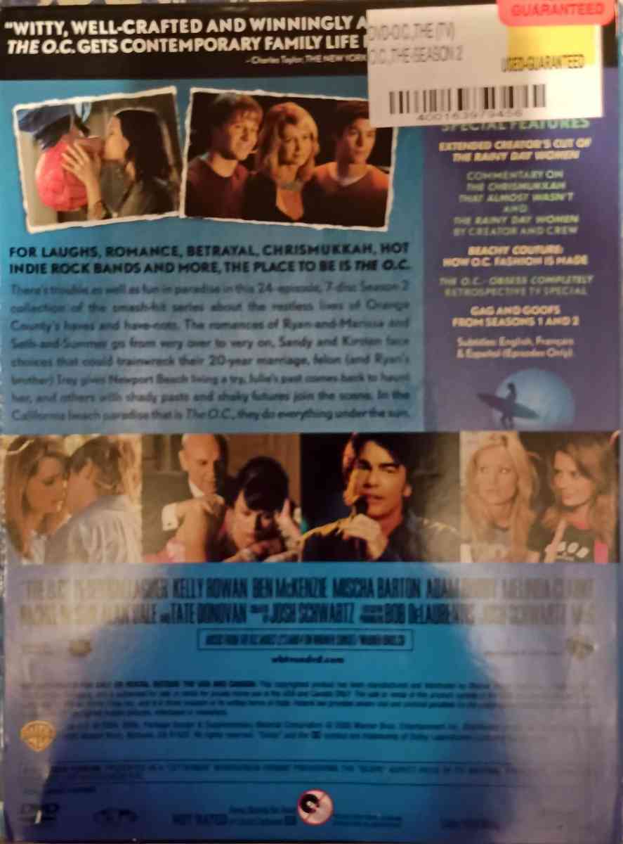 The OC 2nd season DVD - Shamokin, Pennsylvania - FleaMarketBay