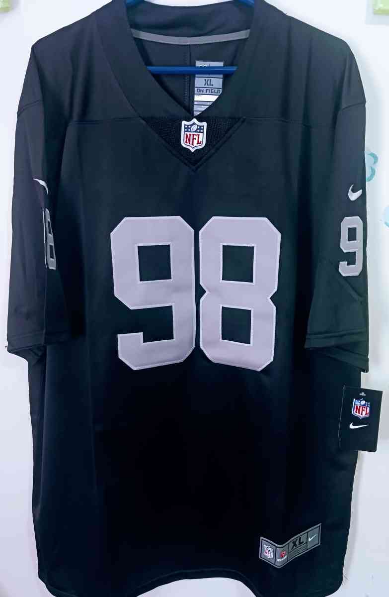 Maxx Crosby Las Vegas Raiders jersey XL or Large Stitched - Manheim, Pennsylvania - FleaMarketBay