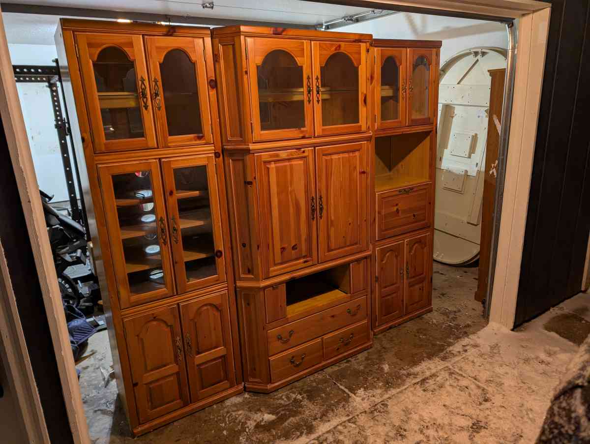 3 piece entertainment center