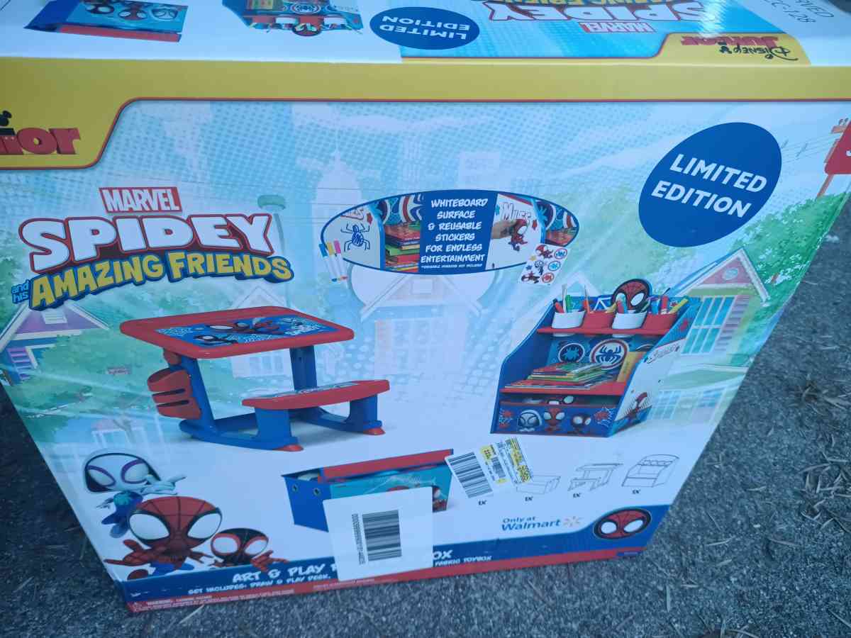 Spidey and His Amazing Friends 3Piece Art  Play Toddler Room - Stockton, California