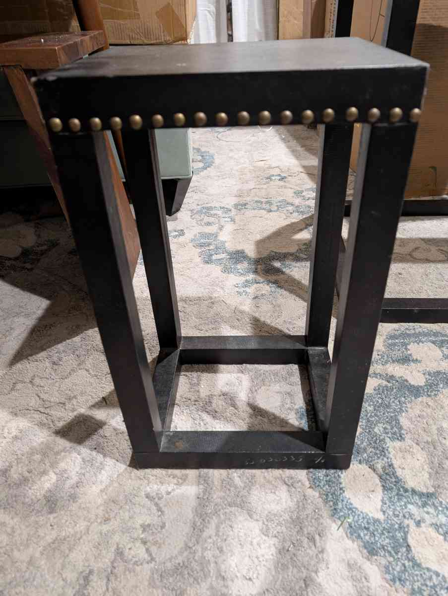 Studded End Table and Nesting Table - Richfield, Ohio - FleaMarketBay