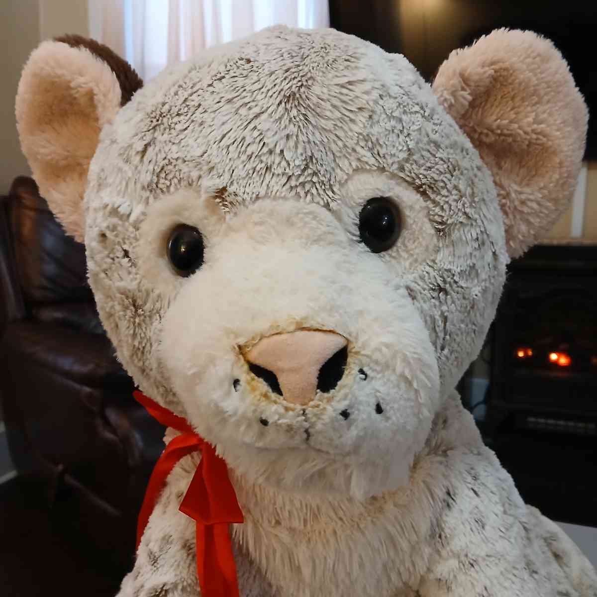 XL Leopard Plush Toy 25 inches Sitting - Indianapolis, Indiana - FleaMarketBay