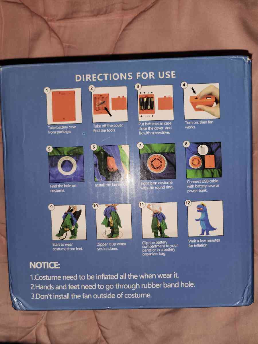 New decalare Dinosaur Costume - Las Vegas, Nevada - FleaMarketBay