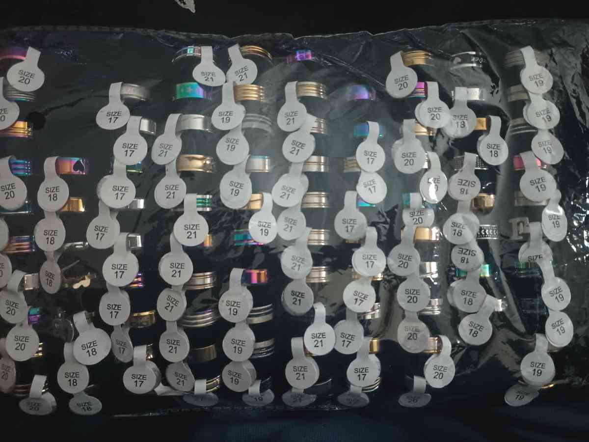 collection of stainless steel rings - Burlington, North Carolina