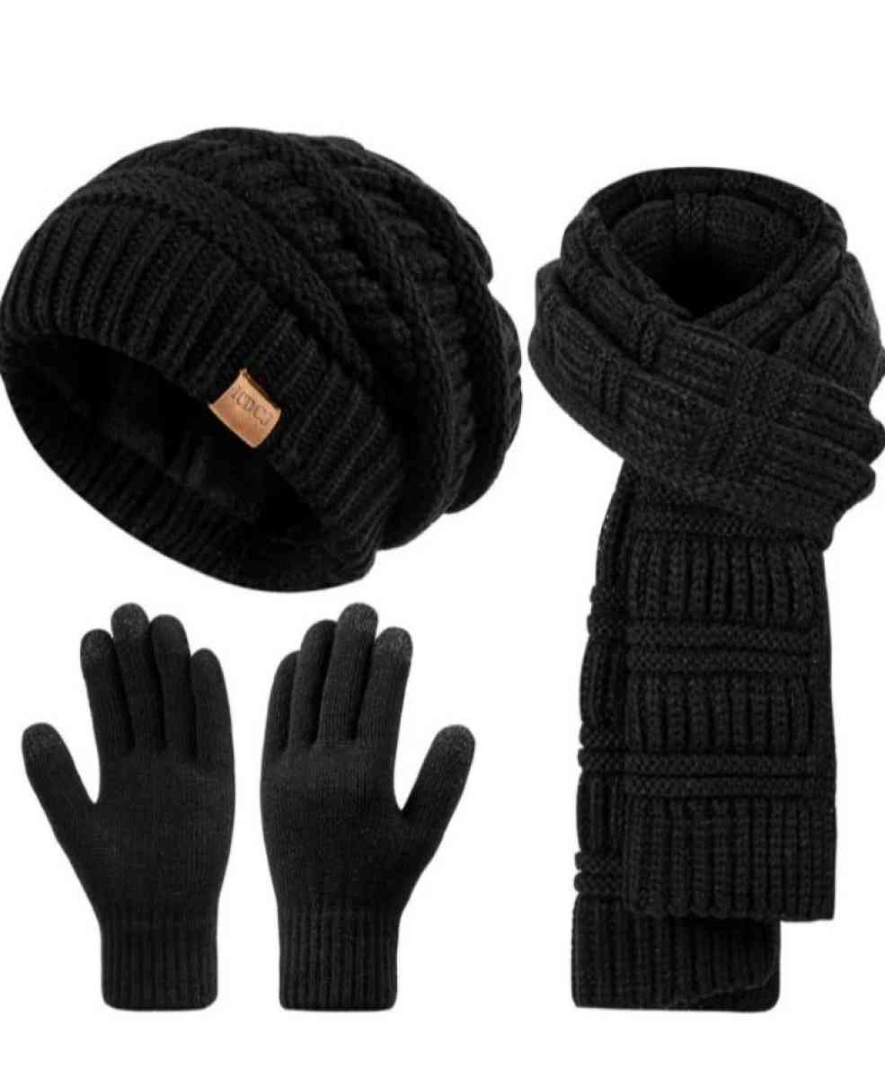 winter hats scarf and gloves set black - Manheim, Pennsylvania