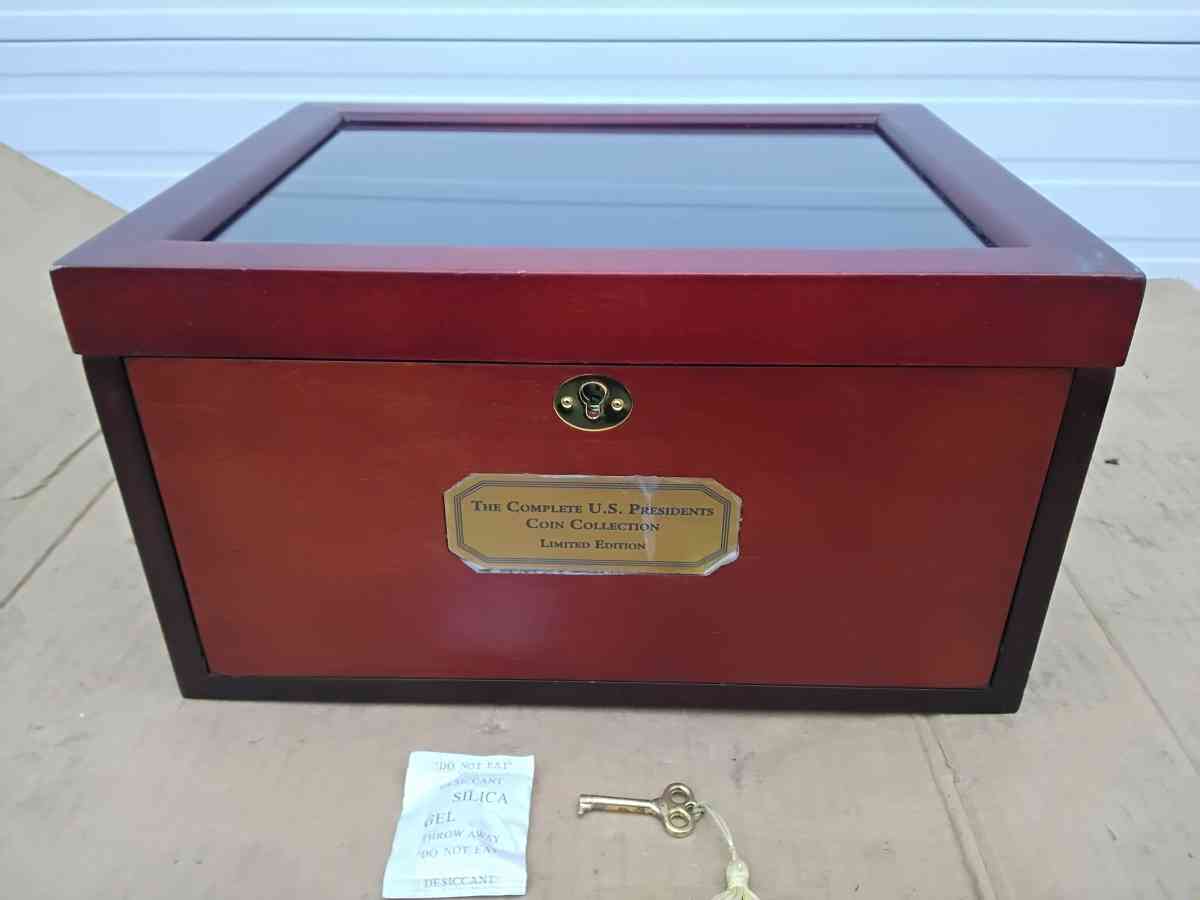 Nice Presidential Coin Collectors Case with Lock Brand New - Williamstown, New Jersey - FleaMarketBay