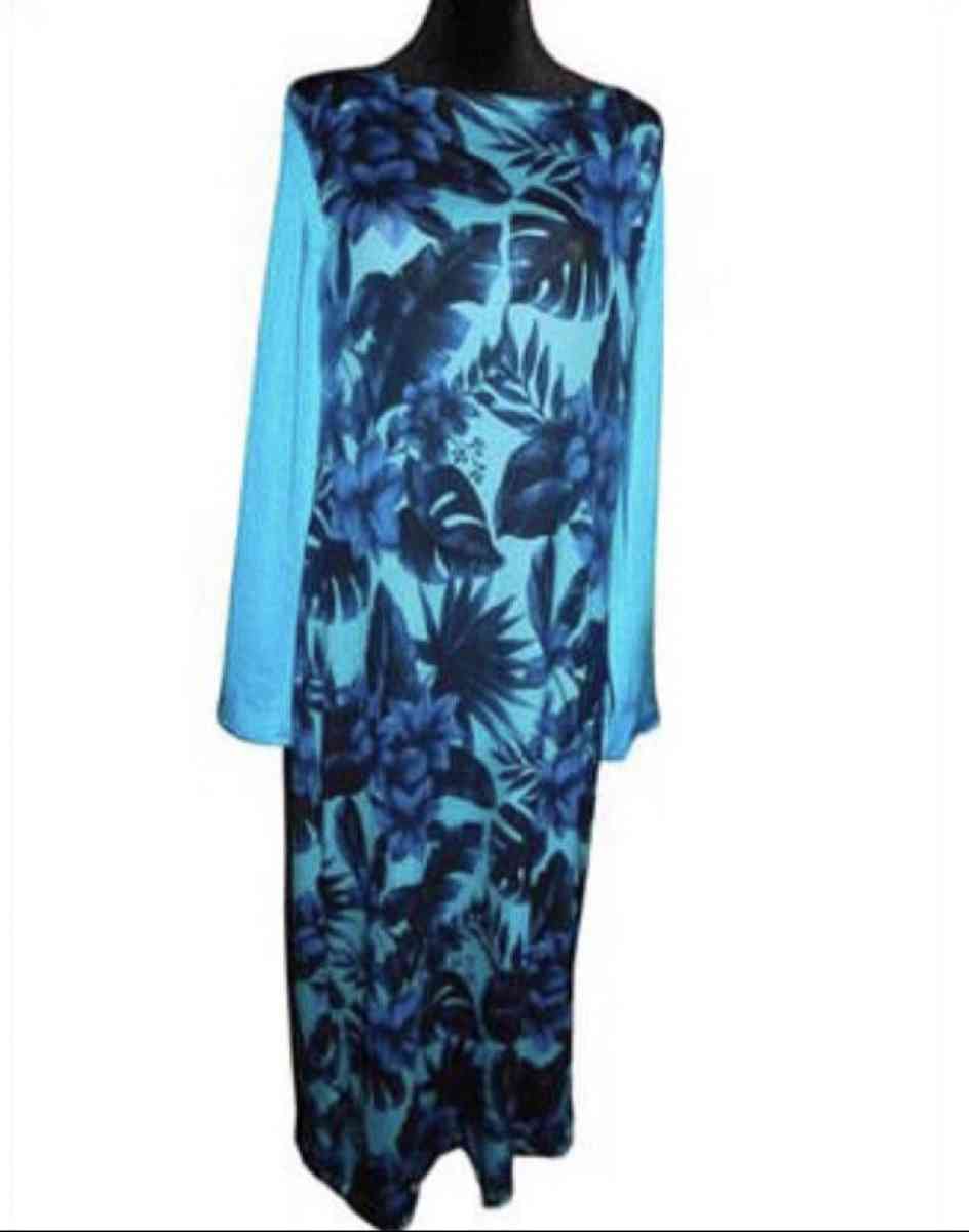 Blue Floral Dress - Miami, Florida