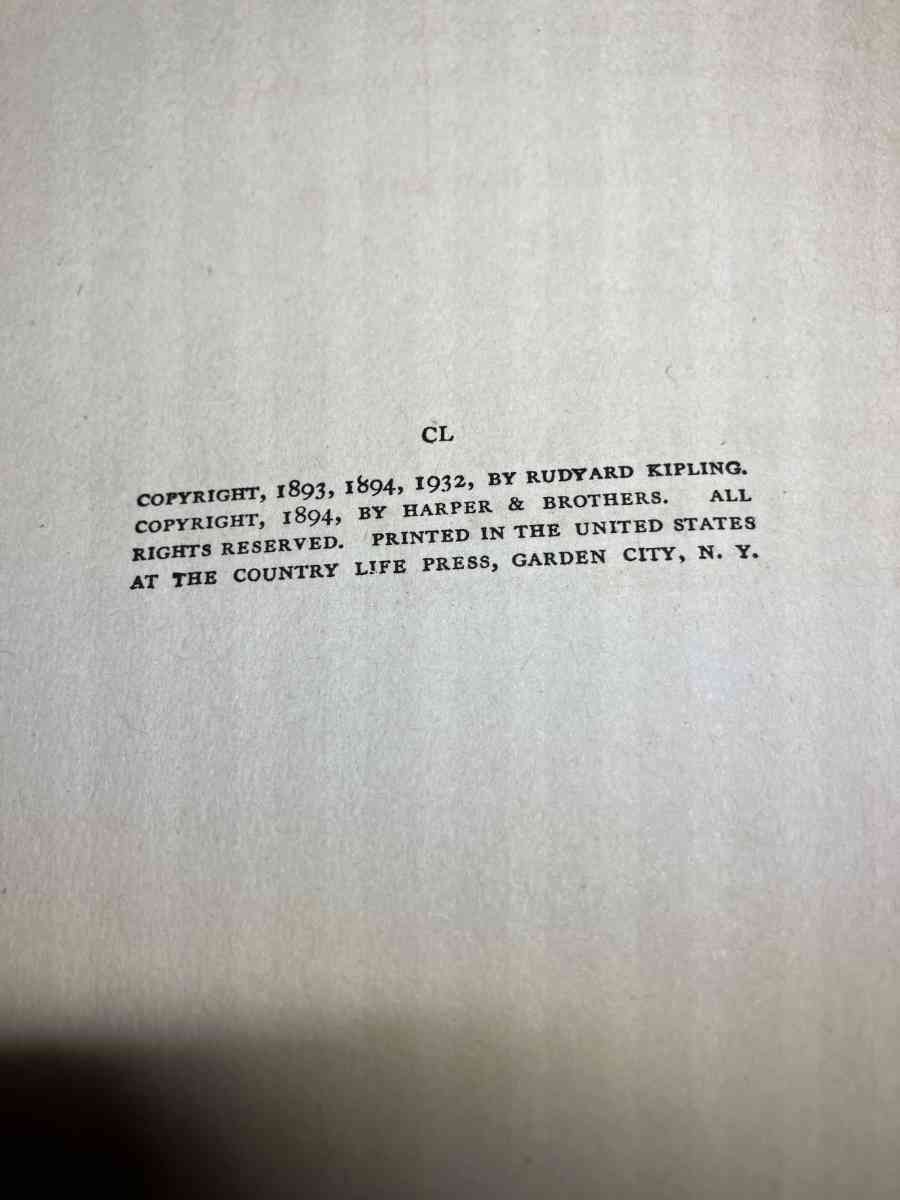 The Jungle Book HARDCOVER - Steele, Alabama - FleaMarketBay