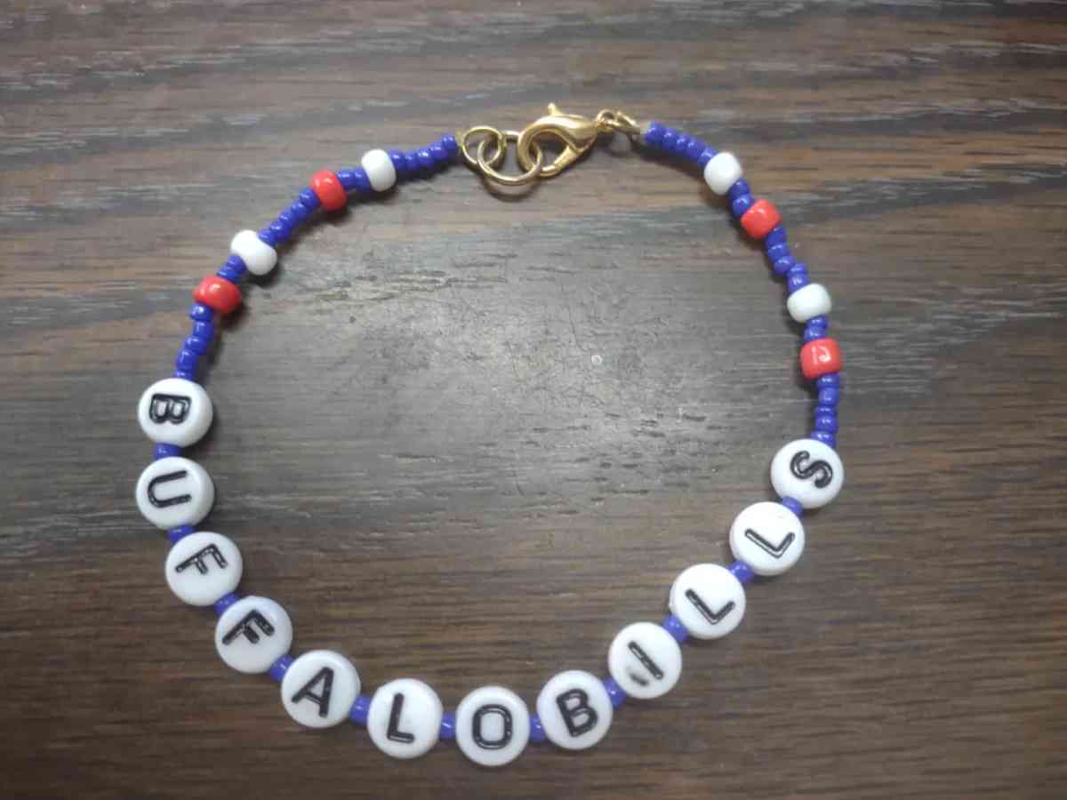 buffalo bills bracelet handmade - Detroit, Maine - FleaMarketBay