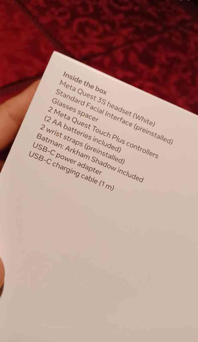 Meta Quest 3 VR Headset  128GB  with Batman Arkham Shadow - Bronx, New York - FleaMarketBay