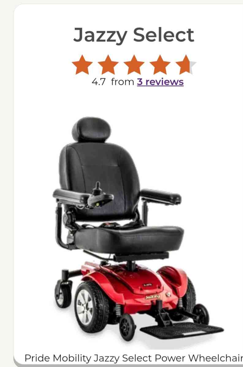 jazzy select 6 powered chair - Fontana, California - FleaMarketBay