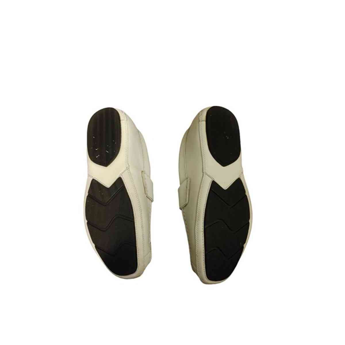 Mens Steve Madden white leather driving moccasin shoes size - Ferriday, Louisiana - FleaMarketBay