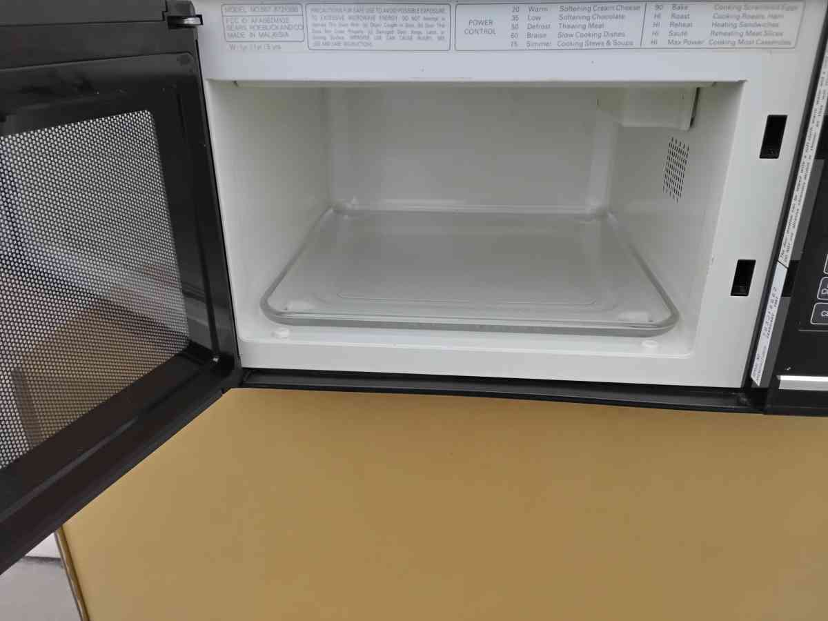 Nice Sears Kenmore Dark Brown Small Microwave Oven OEM - Williamstown, New Jersey - FleaMarketBay