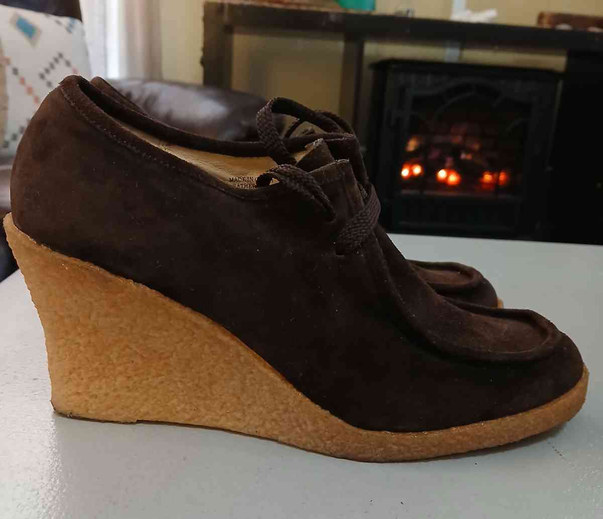 Michael Kors Wedge LaceUp Bootie Ankle Shoes Size 8 - Indianapolis, Indiana - FleaMarketBay