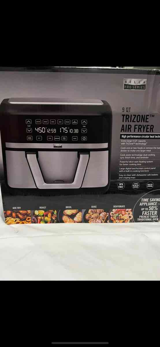 New Open box  bella PRO  9qt Digital Air Fryer with Dual - Manassas, Virginia