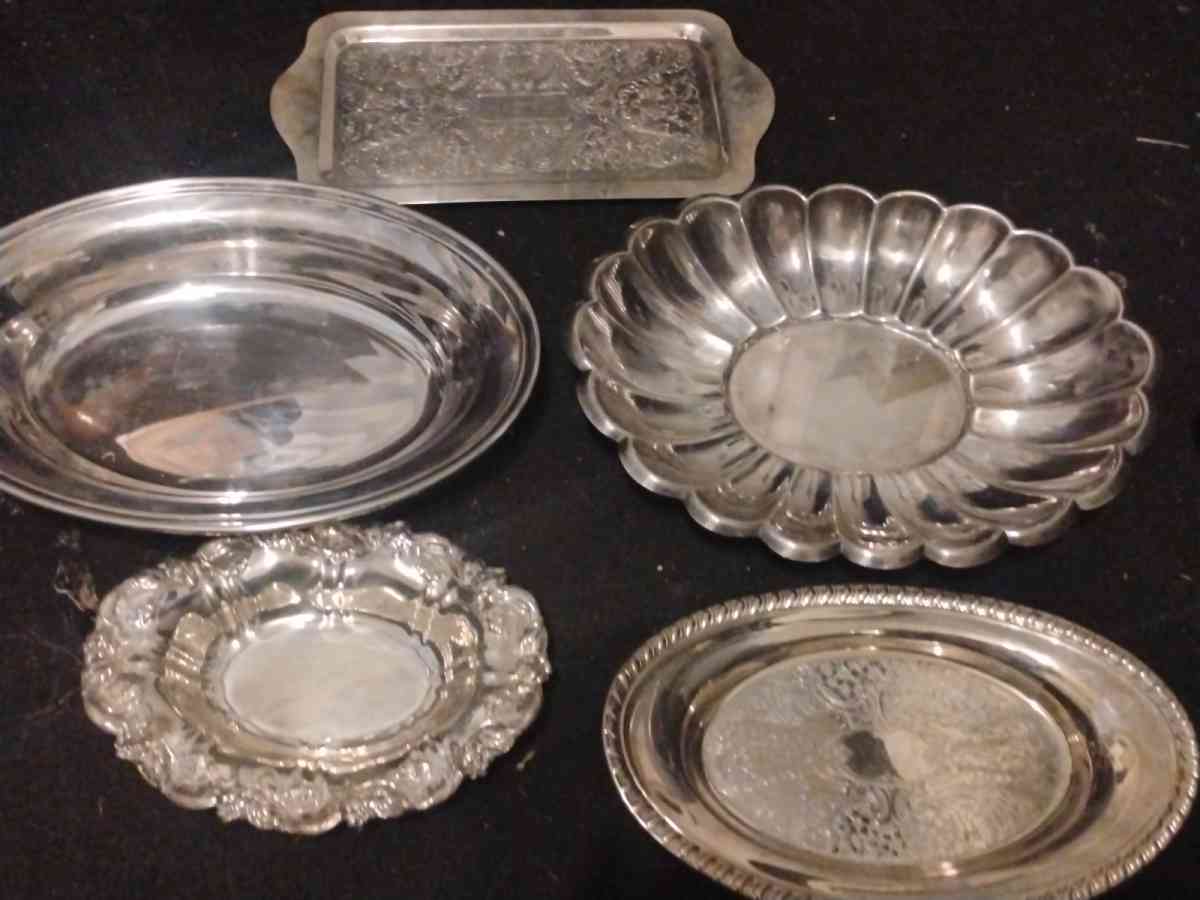 Silver Serving Ware - Arlington, Texas - FleaMarketBay