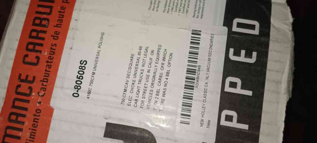 carburetor new in box - Baytown, Texas - FleaMarketBay