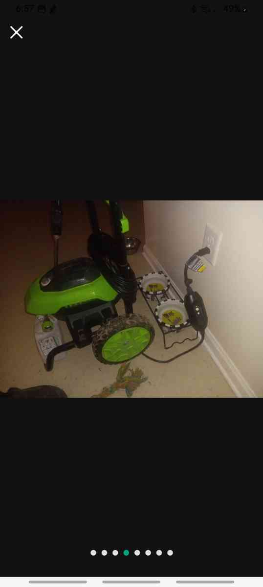Greenworks 2000psi electric pressure washer - Biloxi, Mississippi - FleaMarketBay