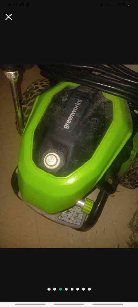 Greenworks 2000psi electric pressure washer - Biloxi, Mississippi - FleaMarketBay