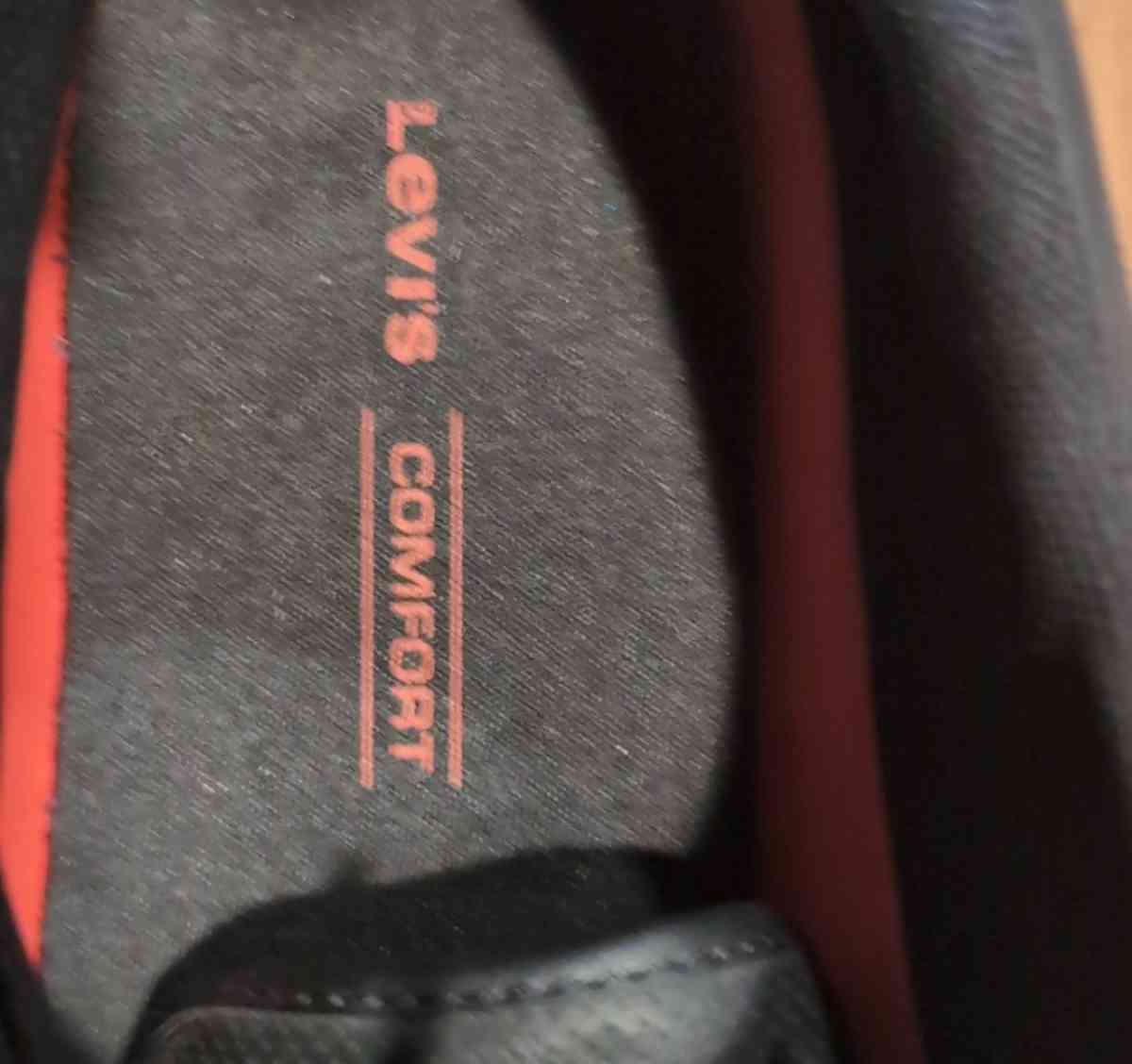 Custom Hand Painted Levi Mens Size 12 Shoes - Ross, Ohio - FleaMarketBay