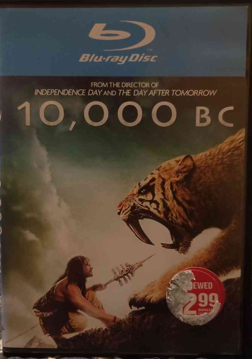 Invasion DVD and 10000BC Bluray - Shamokin, Pennsylvania - FleaMarketBay