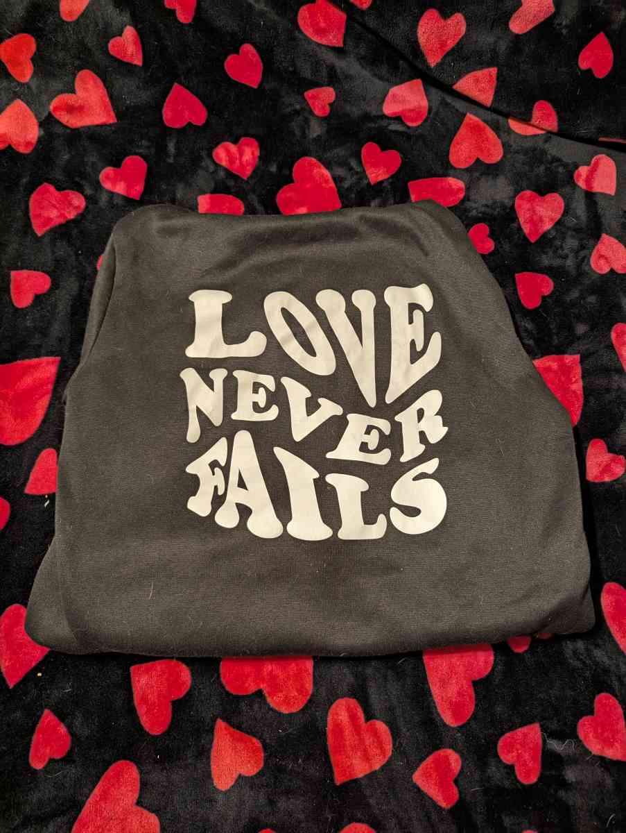 Love Never Fails Hoodie - Joplin, Missouri - FleaMarketBay
