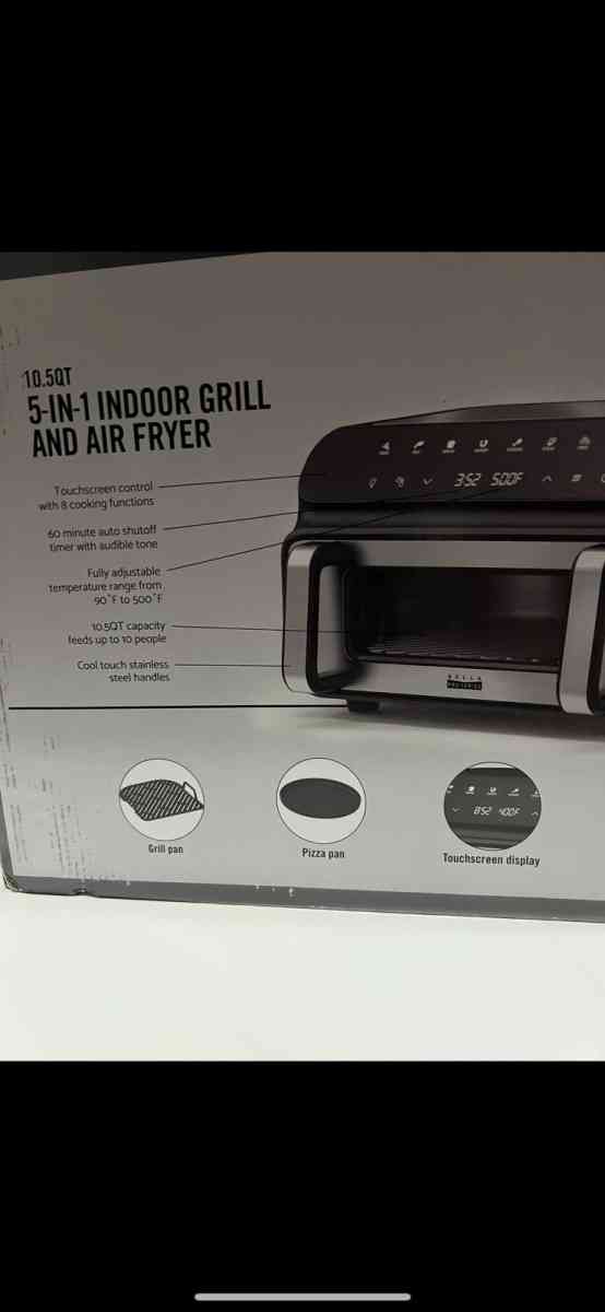 New Open box   bella PRO  105qt Touchscreen 5in1 Indoor Gril - Manassas, Virginia - FleaMarketBay