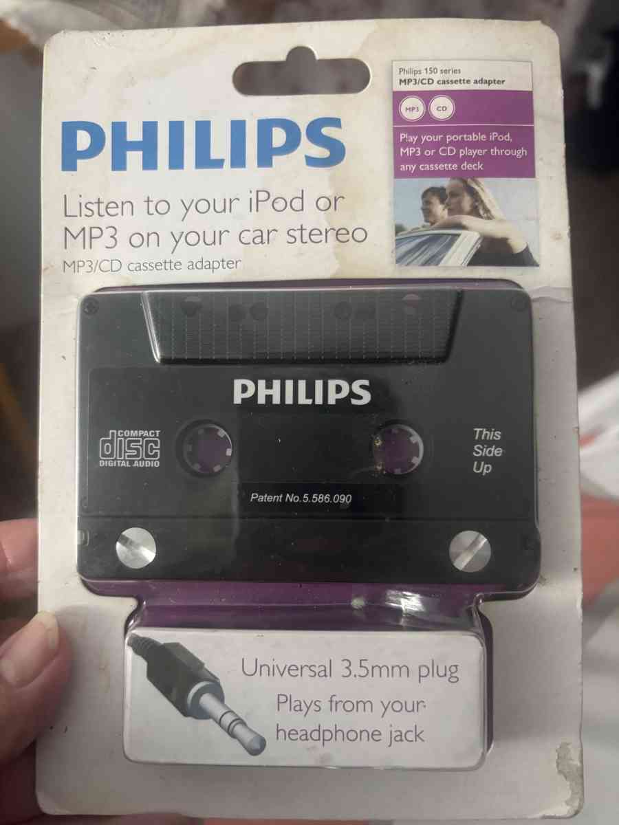 Philips universal 35mm plug MP3  or CD adapter - Enterprise, Alabama - FleaMarketBay