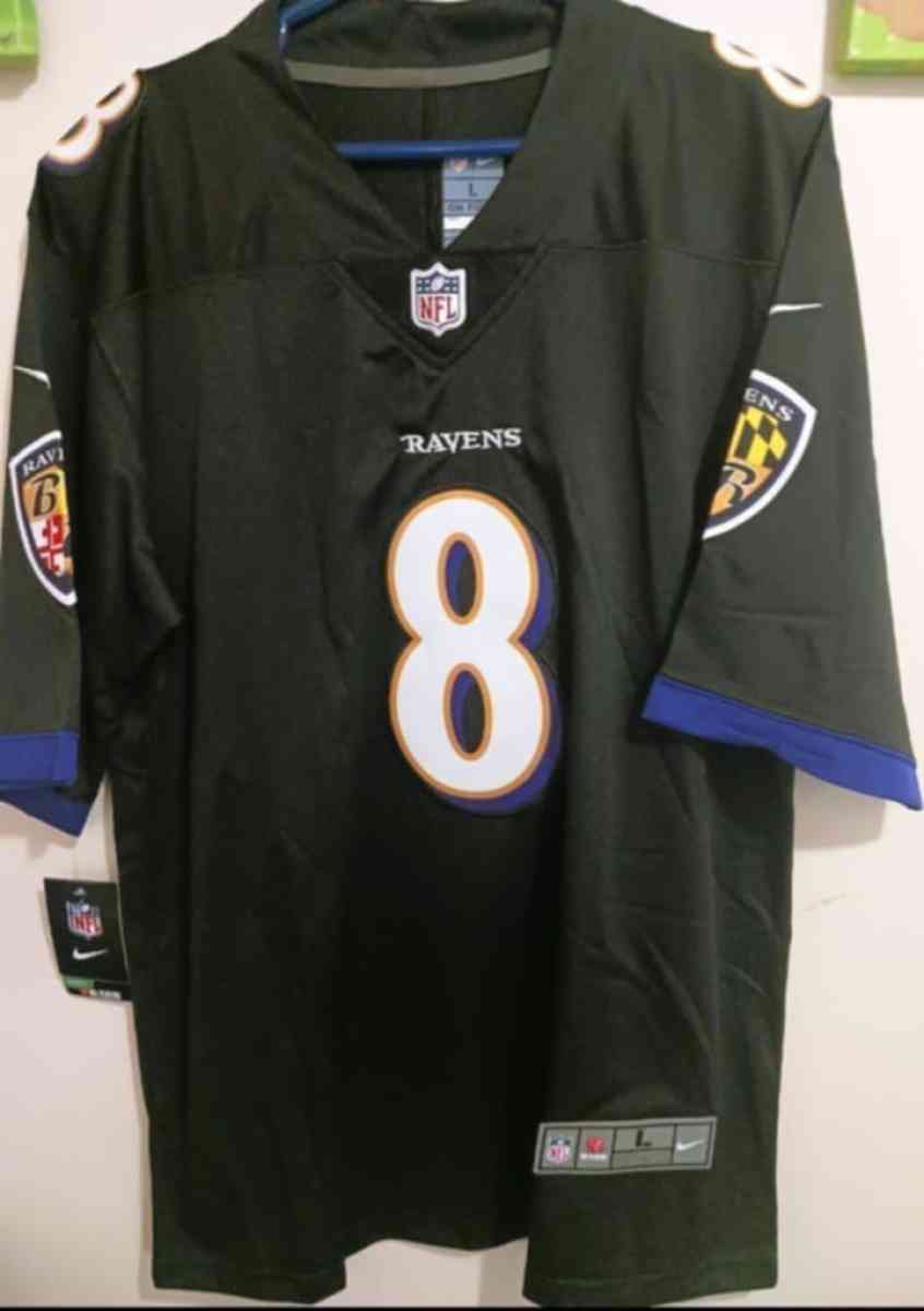 L JACKSON Ravens jersey XL or Large stitches - Manheim, Pennsylvania - FleaMarketBay
