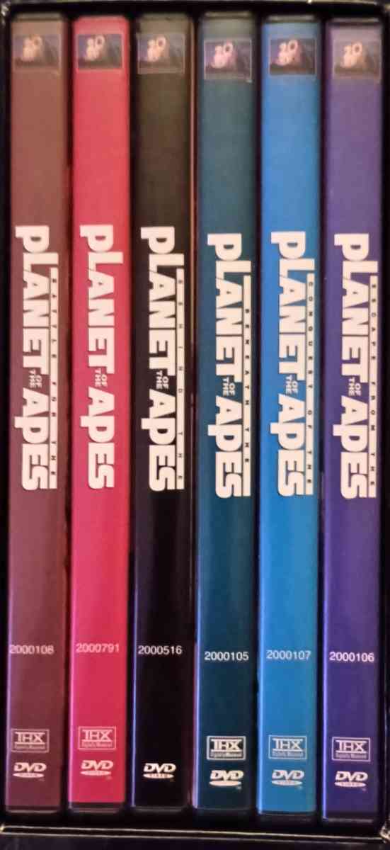The 6 DVD original Planet of the Apes saga - Shamokin, Pennsylvania - FleaMarketBay