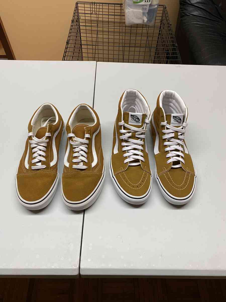 Vans Old Skool Vans Sk8 HI Cumin Size 9 half and Size 10 - Frederick, Maryland - FleaMarketBay