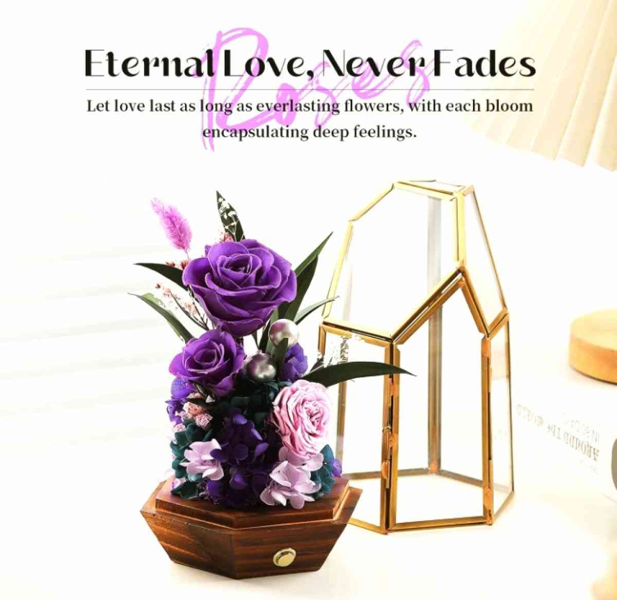 Flowers purple roses perfect gift for Valentines Day - Manheim, Pennsylvania - FleaMarketBay