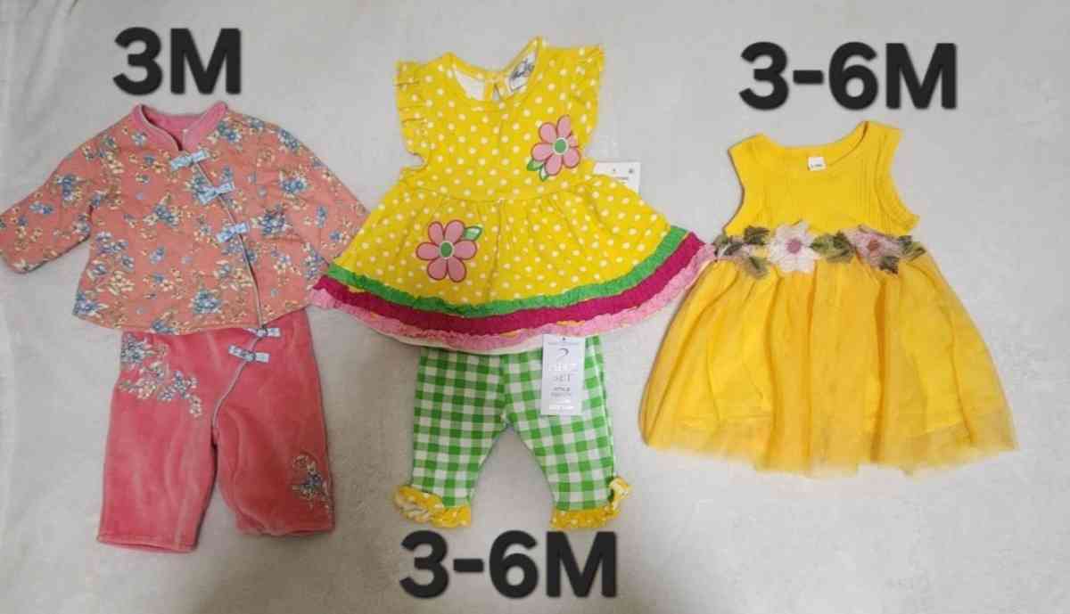 Baby Girl And Boy Clothes 6pc - Kansas City, Missouri