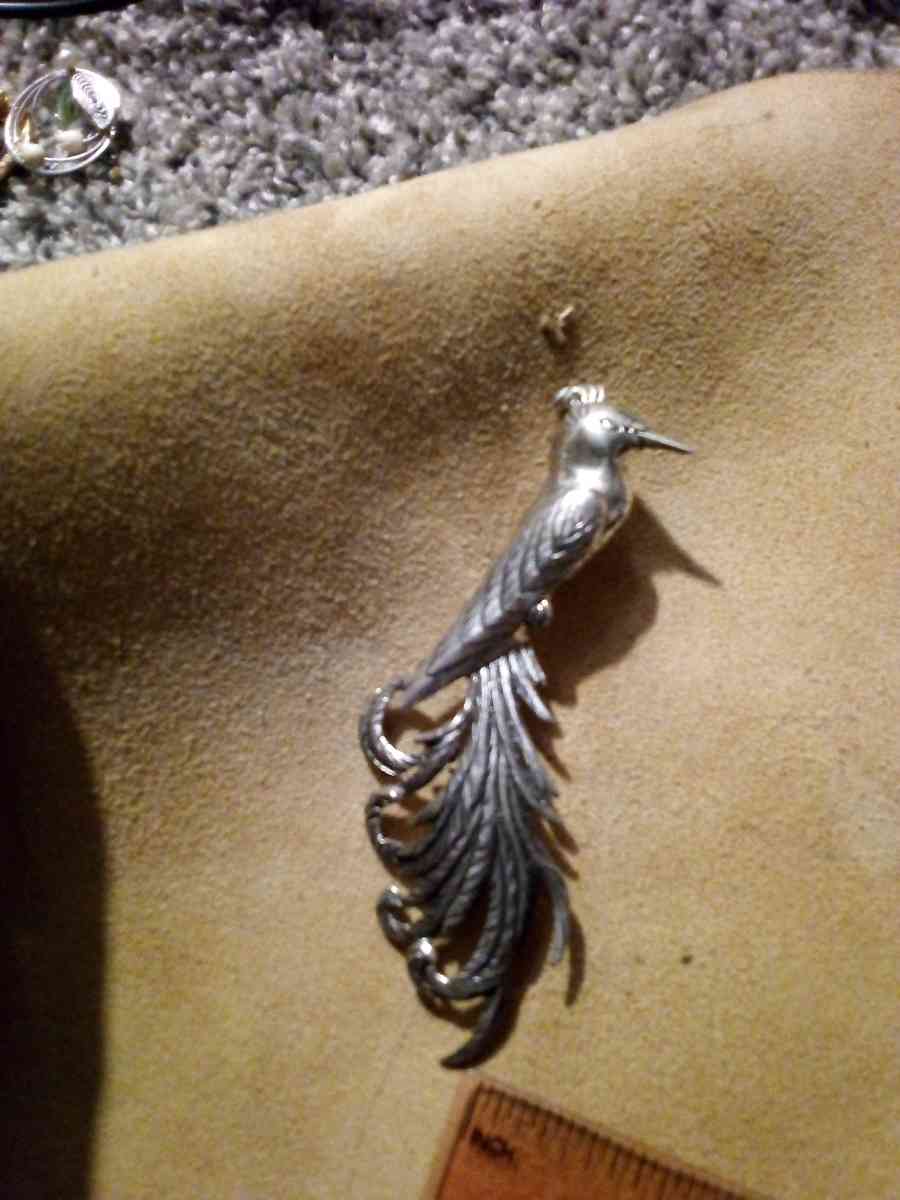 Dane Craft Sterling silver bird of paradise - Wilmington, Delaware - FleaMarketBay