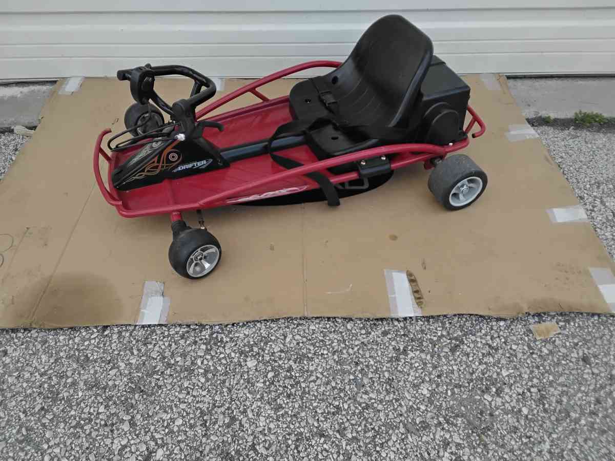 Red Electric Razor Drifter Go kart Needs Battery Like New - Williamstown, New Jersey