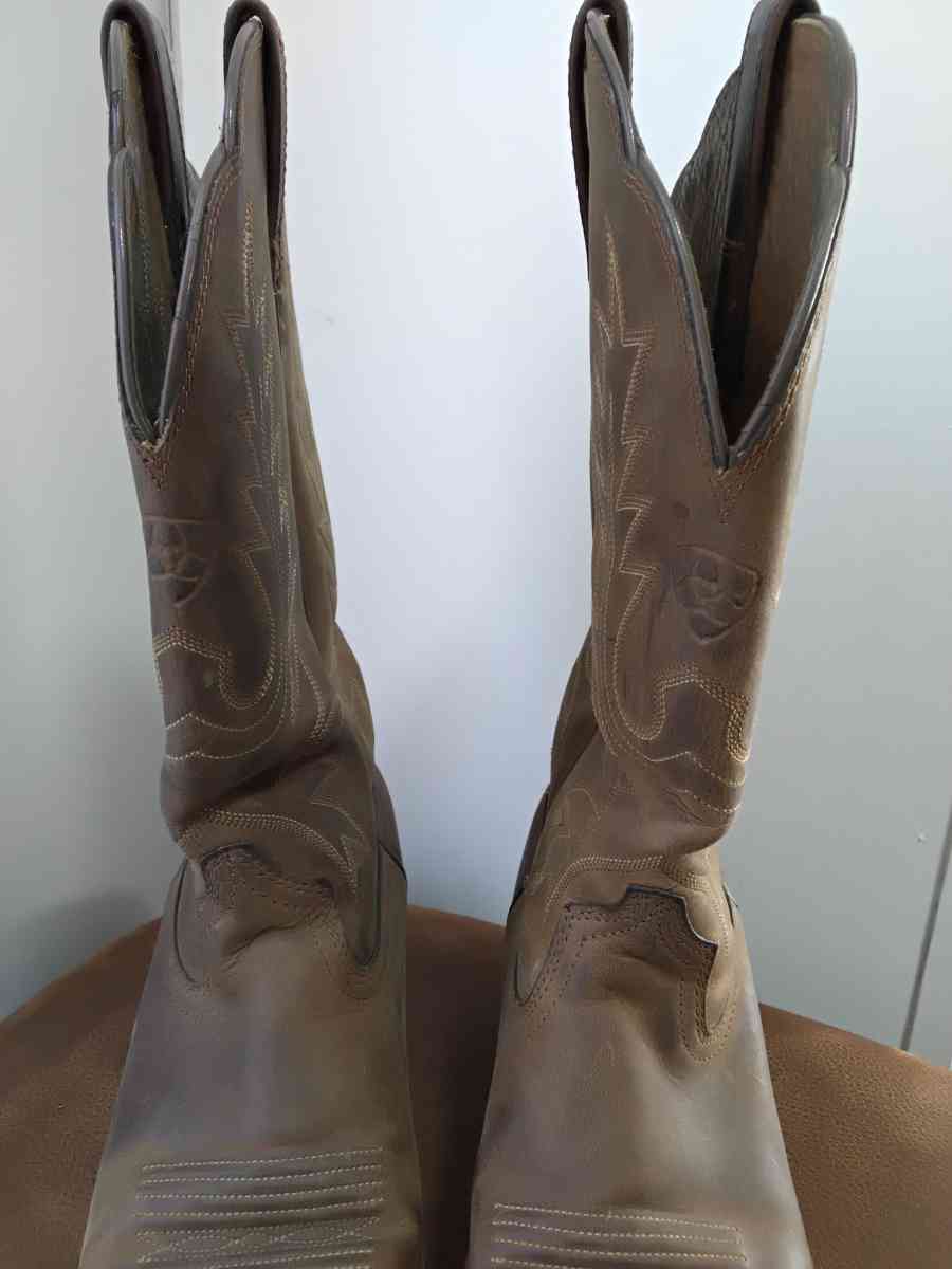 ARIAT WOMENS WESTERN BOOTS SIZE 65 COWGIRL BROWN LEATHER - Pauline, South Carolina - FleaMarketBay