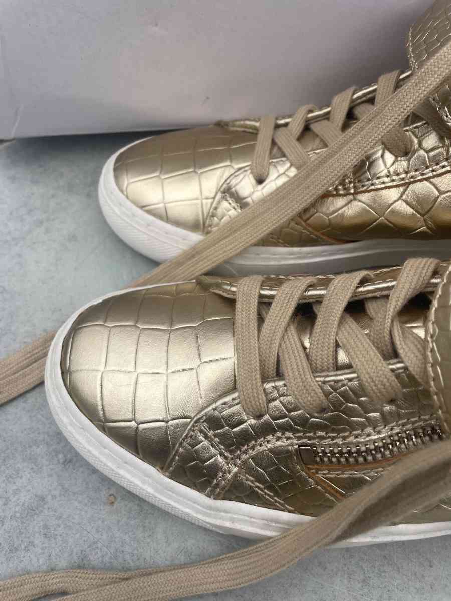 Like New Gold  Aldo High Tops - Kissimmee, Florida - FleaMarketBay