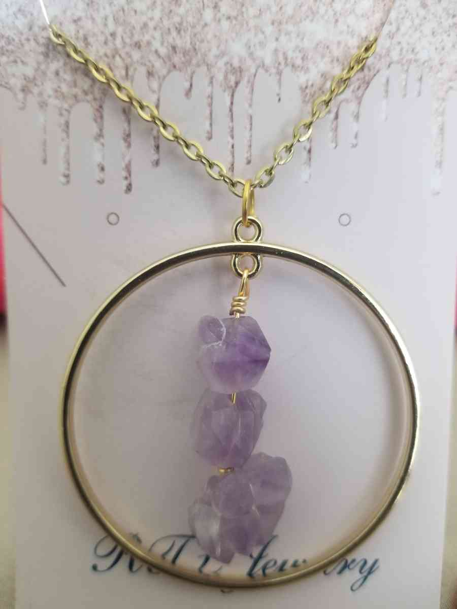 Natural Amethyst Pendant - Crystal River, Florida