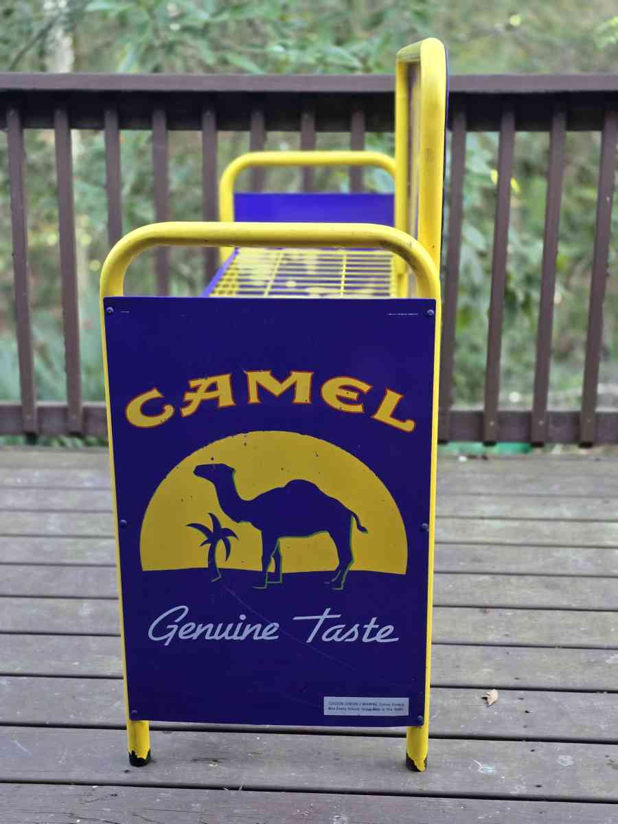 Vintage 1994 Camel Cigarettes Metal Rack Display - Alachua, Florida - FleaMarketBay