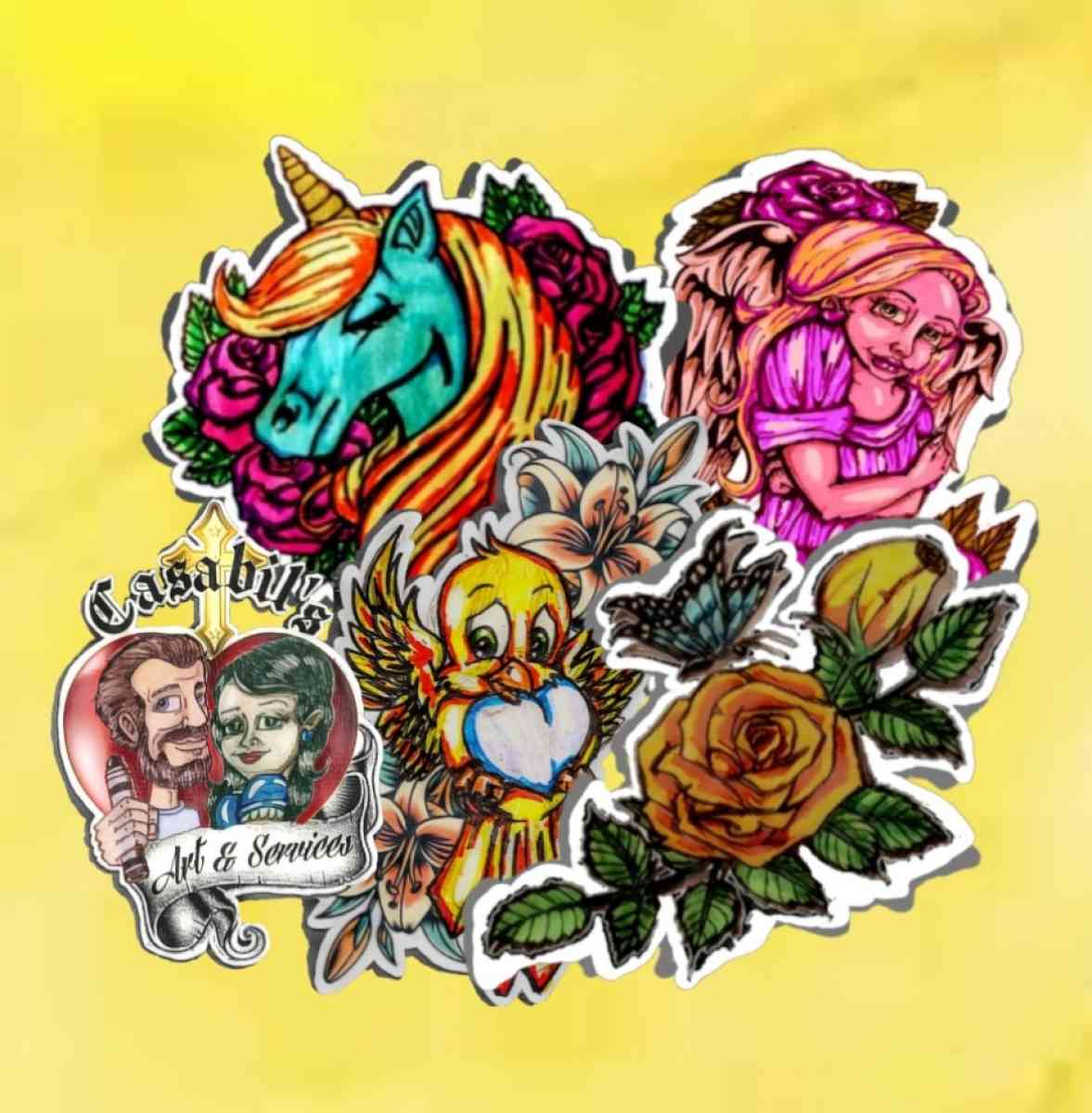 Traditional stickers - Abilene, Kansas