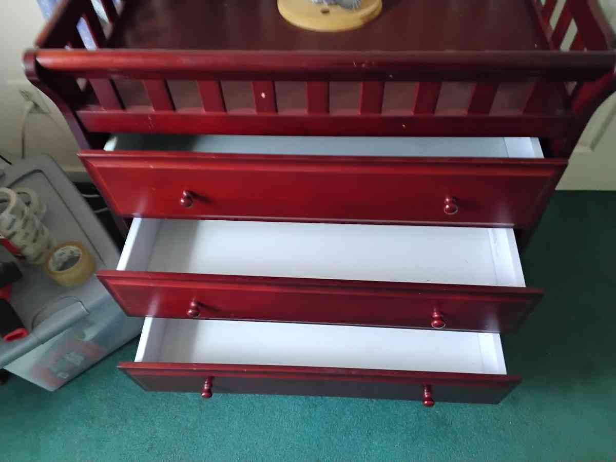Nice Baby Changing Station with 3 Drawers Very Clean New - Williamstown, New Jersey - FleaMarketBay