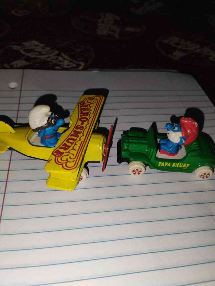 Vintage Smurfs Metalcast collector Toys 1982 - Wetumpka, Alabama