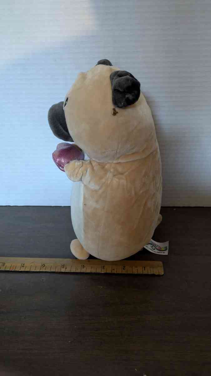 Squishmallows Hug Mees Valentines Pug Dog Holding Pink Heart - Phoenix, Arizona - FleaMarketBay