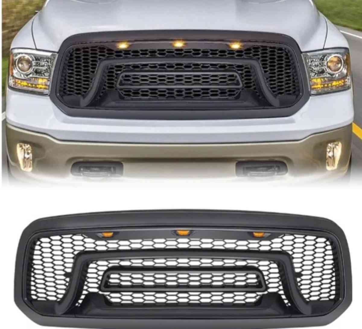 Offer grill with amber light for ram 1500 2013 2015 - Atlanta, Georgia - FleaMarketBay