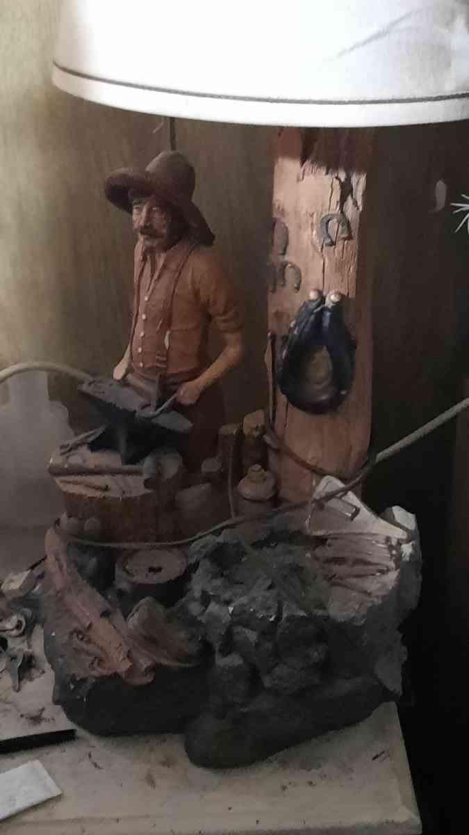 lamp california bros blacksmith - Lucerne Valley, California - FleaMarketBay