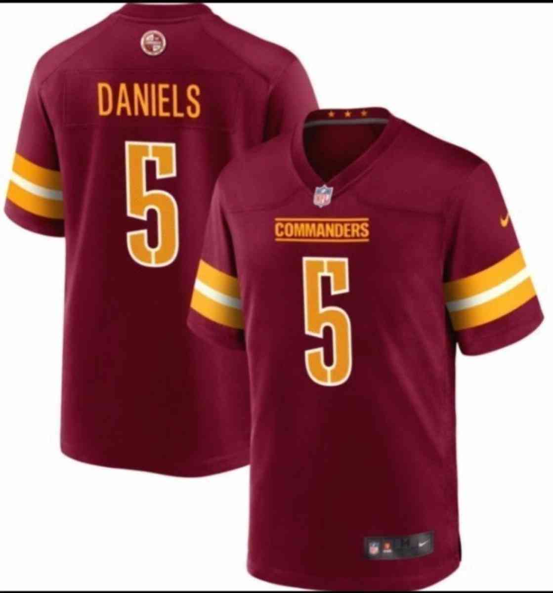 Jayden Daniels Commanders QB jersey XL Stitched