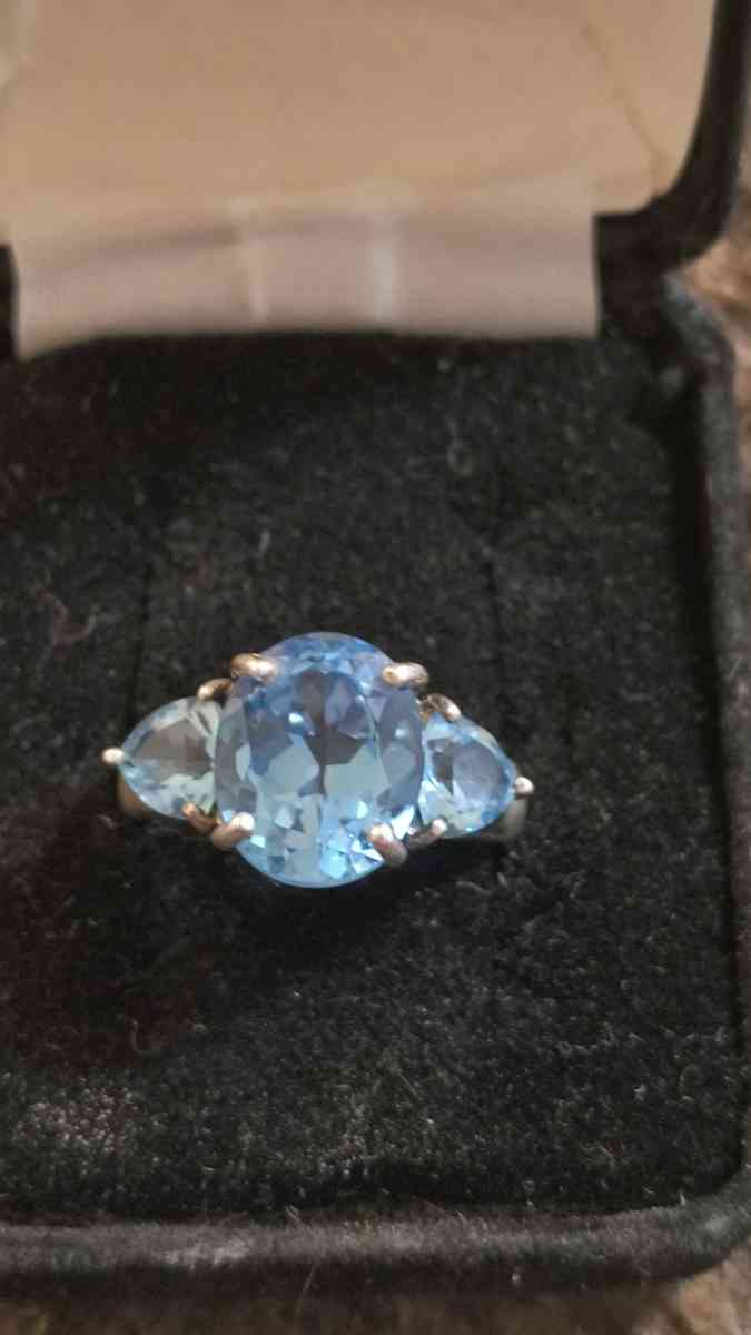 Blue Topaz Ring - Greenville, Illinois - FleaMarketBay
