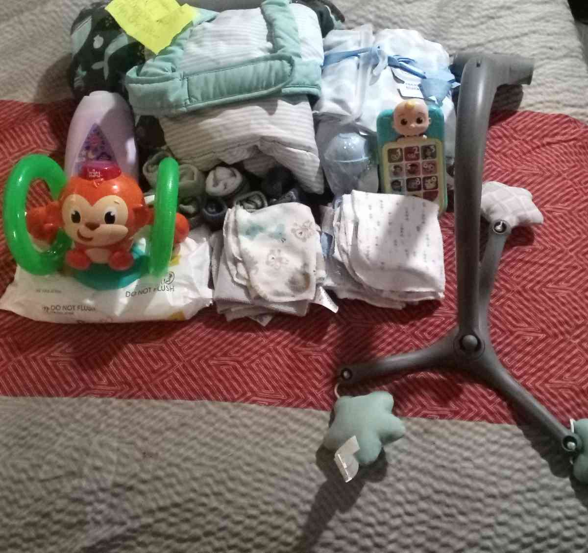 BRAND NEW LAUNDRY BASKET BABY SHOWER GIFT FOR BOY - Hagerstown, Maryland - FleaMarketBay